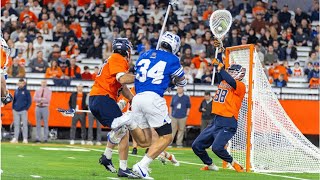 Syracuse vs Duke Lacrosse Highlights  2024 College Lacrosse [upl. by Anibur]