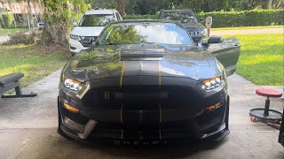 GT350 Gets new Alpharex Nova MK2 alpha black headlights [upl. by Jarrad398]