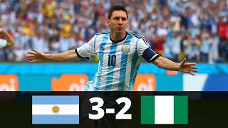 Argentina vs Nigeria 32  Extended Highlights and All Goals  World Cup 2014 [upl. by Olympie]