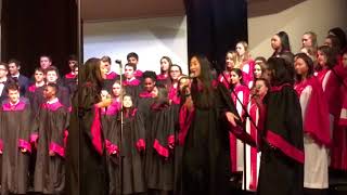 Longmeadow High School’s Super Chorus performing a medley from Hamilton [upl. by Suisyola270]