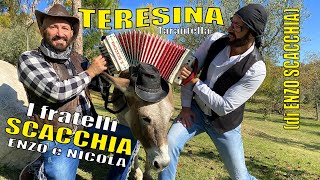 TERESINA tarantella I FRATELLI SCACCHIA ENZO e NICOLA musica di ENZO SCACCHIA organetto [upl. by Irpak]