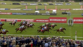 A super stalwart SUMMERGHAND swoops late to win the £150000 Ayr Gold Cup Racing TV [upl. by Niddala]