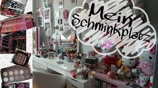 Mein Schminkplatz  Makeup Aufbewahrung  Organizer ♥ misspopi [upl. by Acinorahs]