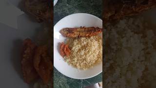 Attiéké Poisson sauce Tomate  Ivory Coast [upl. by Nayrda238]