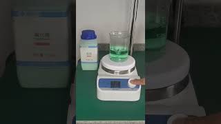 Solubility experiment of nickel fluoride [upl. by Korie]