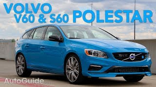 2017 Volvo S60 and V60 Polestar Track Test Review [upl. by Soinski]