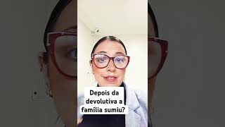 Depois da devolutiva a família sumiu psicopedagogia shorts [upl. by Milli387]