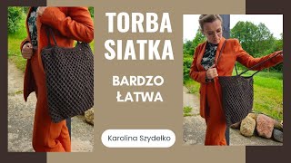 Torebka ze sznurka quotSiatkaquot Karolina Szydełko [upl. by Marilyn]