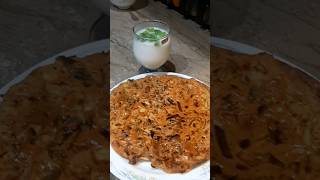 Bassan ki topping wali tandoori roti shorts cooking food [upl. by Nnadroj]