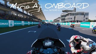 MotoGP™MARIO AJI ONBOARD Race Sepang  MOTOGP23 PS4 gameplay [upl. by Huston]