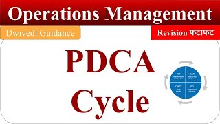 PDCA Cycle in hindi  pdca cycle in quality management pdca cycle in operations management [upl. by Tenneb574]