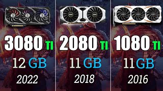 RTX 3080 Ti vs RTX 2080 Ti vs GTX 1080 Ti  Test in 9 Games 4K Ultra [upl. by Eblehs365]