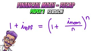 Financial Math Effective interest rate and more  Grade 12 Revision Paper 1 Part 1 of 15 [upl. by Lyrrehs]