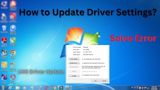 How to Update USB Driver in ComputerLaptop Windows Solve Error [upl. by Enialedam748]