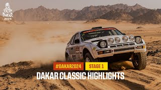 Dakar Classic Highlights  Stage 1  dakar2024 [upl. by Rimhsak825]