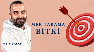 Bitkiler MEB Tarama DrBiyoloji  Barış Hoca  2024 [upl. by Sheba984]