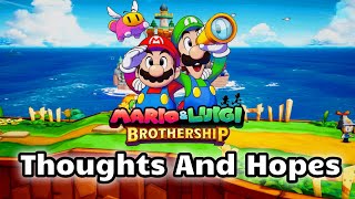 Mario amp Luigi Brothership My Thoughts And Hopes Before Release [upl. by Arluene]