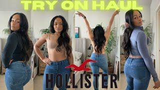 Hollister Makes the Best Jeans for Big Booties Since When Hollister Curvy Jean TryOn Haul [upl. by Ellehc]