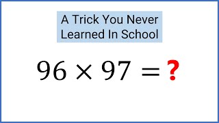 The smart way to multiply numbers in the 90s [upl. by Carmena357]