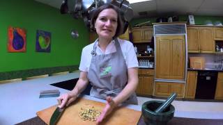 Tool Time The Mortar and Pestle is a Great Tool for Chopping Nuts [upl. by Asusej]