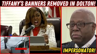 Tiffany Henyard Banners Taken Down In Dolton Ronald Burge Sr Still IMPERSONATING A Police Officer [upl. by Pearse770]