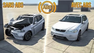 ABS vs SANS ABS  BeamNG [upl. by Delwyn]