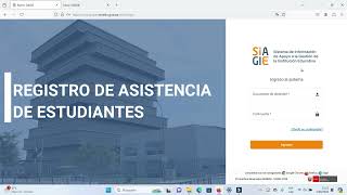 Registrar asistencia de estudiantes  SIAGIE v5 [upl. by Azriel]