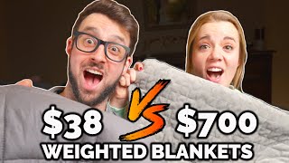 Cheapest vs Most EXPENSIVE Weighted Blankets  5 Weighted Blankets Reviewed [upl. by Elliven]