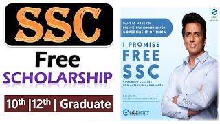 SSC Scholarship 2022 Free SSC Coaching Sood Charity Foundation amp Edukemy’s SSC Scholarship [upl. by Eisse]