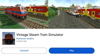 New Train Simulator  Steam Train Simulator Download  Gameplay [upl. by Narad]