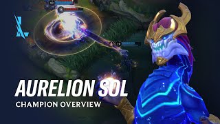 Aurelion Sol Champion Overview  Gameplay  League of Legends Wild Rift [upl. by Audley]