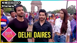 Kundali Bhagya Delhi Diaries  Dheeraj Dhoopar Manit Joura And Anjum Fakih At India Gate [upl. by Spooner]