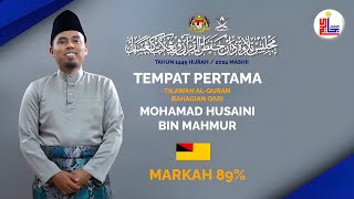 USTAZ MOHAMAD HUSAINI MAHMUR • Johan Qari Majlis Tilawah AlQuran Peringkat Kebangsaan 2024 [upl. by Eilahtan]