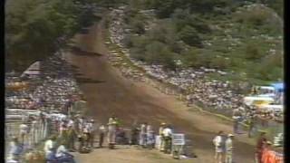 British 500cc Motocross GP Hawkstone Park 1984 Part 2 [upl. by Enert]