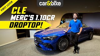 Mercedes new convertible for India  meet the Rs 110 crore CLE 300  Detailed First Look [upl. by Kelsy]