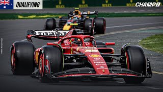 Formel 1 2024  LIVE  AustralienGP  Qualifying  Verstappen führt Ferrari in Q3 vor [upl. by Atoiganap568]