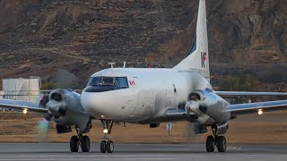 KF Aerospace Convair CV580F Outbound Taxi and Takeoff From Kamloops Airport [upl. by Steffin]