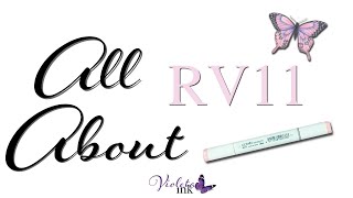 All About Copic Marker RV11  VioletaInkcom [upl. by Syck137]