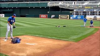 Yu Darvish Texas Rangers RHP Bullpen Session [upl. by Daht289]