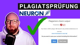 Plagiatsprüfung mit NeuronWriter So sicherst du dir deine TextOriginalität ✅ [upl. by Asilenna]