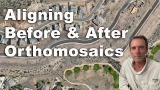 Align Orthomosaic Before And After Images In Photoshop [upl. by Juback]