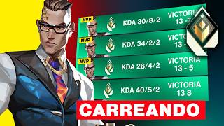 CARREO a PROS con MVP en VALORANT [upl. by Hammer525]