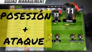 Formación para atacar y mantener la posesión  Formaciones Top Eleven Be Manager [upl. by Severn]