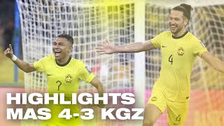 Highlights Malaysia 43 Republik Kyrgyz  16 November 2023 [upl. by Tfat262]