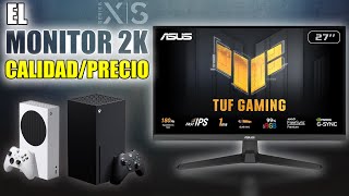 MONITOR 2K CALIDADPRECIO PARA XBOX SERIES S  X  ASUS TUF GAMING VG3A [upl. by Fischer]