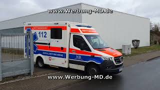 Folierung Krankenwagen Beschriftung Rettungswagen Magdeburg [upl. by Rico]