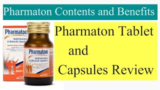 Pharmaton Multivitamin Contents Benefits and Proper Use  Pharmaton Tablet and Capsules Review [upl. by Nauqyt]