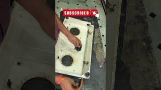 gas stove low flame problem Service telugu youtube gasstove trending [upl. by Gipps]