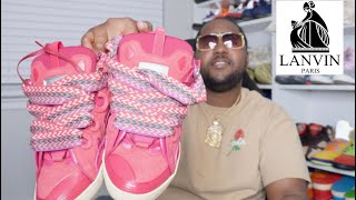 The Watermelon Lanvin Curb Sneaker Review [upl. by Durkee451]