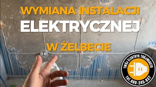 Wymiana instalacji elektrycznej w żelbecie  bruzdować❓ile to kosztuje  mówię na końcu filmu 💰💰💰 [upl. by Kacie]